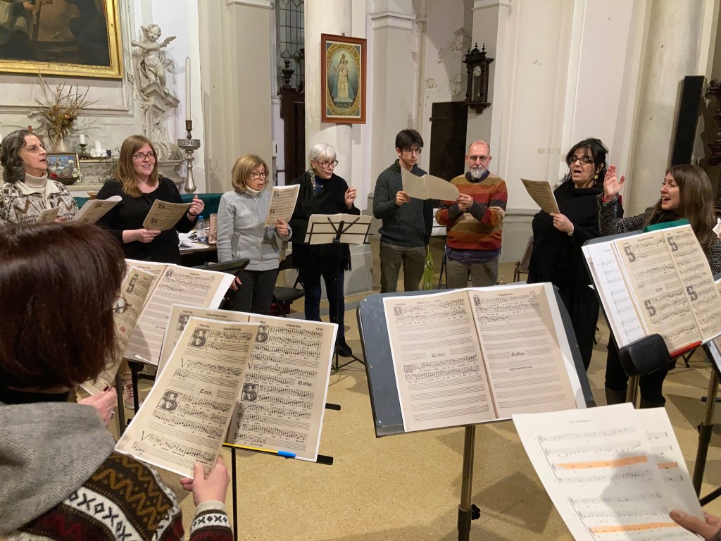 Polifonia dalle fonti originali - corso di Silvia Perucchetti - foto di Ivan Meschini, Parma 2024